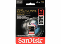 SanDisk Extreme Pro - Paměťová karta flash - 2 TB - Video Class V30 / UHS-I U3 / Class10 - SDXC UHS-I