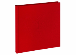 Walther My Heart rot       20x20 40 weiße S. Leineneinband FA243R