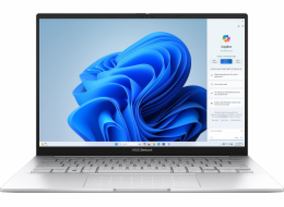 Notebook ASUS Zenbook 14 OLED UX3405MA-PP174W Intel Core Ultra 5 125H 14“ 3K OLED 16 GB LPDDR5X 1TB SSD Intel Arc Graphics Windows 11 Foggy Silver