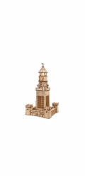 Ugears 3D dřevěné mechanické puzzle Alexandrijský maják