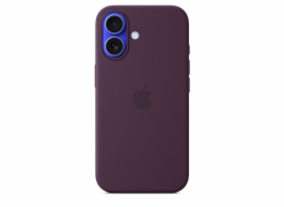 iPhone 16 Silicone Case with MS - Plum