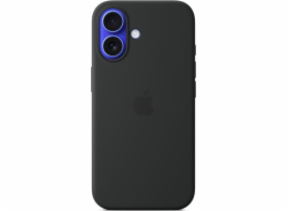 iPhone 16 Silicone Case with MS - Black