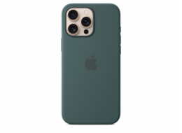 iPhone 16 Plus Silicone Case with MS - Lake Green
