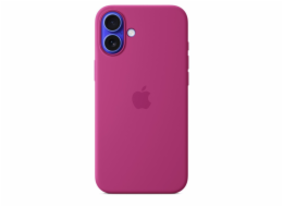 iPhone 16 Plus Silicone Case with MS - Fuchsia