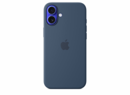 iPhone 16 Plus Silicone Case with MS - Denim