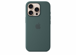 iPhone 16 Pro Silicone Case with MS - Lake Green