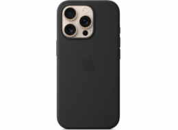 iPhone 16 Pro Silicone Case with MS - Black