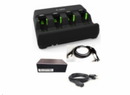 Nabíječka Zebra 3600, 4-slot KIT zdroj a kabel