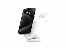 Belkin BoostCharge Sluchátka, Chytrý telefon Bílá USB Bezdrátové nabíjení Rychlé nabíjení Vnitřní