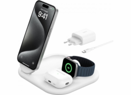Belkin BOOST CHARGE Qi2 15w Magnetic 3in1, bílý