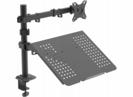 Akyga Rameno na monitor se stolkem na notebook AK-MB-04 VESA 75x75mm / 100x100 mm 15-32“