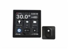 Shelly Wall Display WiFi/BLU (Black) + BLU H&T (Black) Set