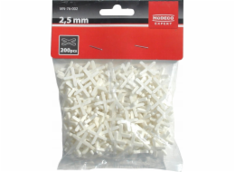 DISTANČNÍ PODLOŽKY PRO dlaždice 2,5 MM 200 KS CLIP-PRUH [EXPERT] - 1 bal.