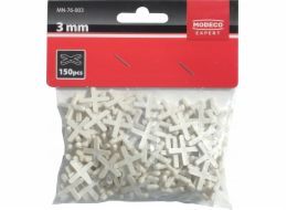 DISTANČNÍ PODLOŽKY PRO dlaždice 3,0 MM 150 KS CLIP-PRUH [EXPERT] - 1 bal.