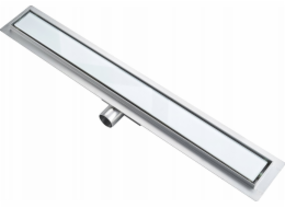 Hydroland HYDROLAND LINEAR DRAINAGE SLEEK 600 WHITE GLASS // OD/H.SLEEK-600-WHITE