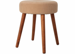 Stolička Home Styling Collection s měkkým manšestrovým sedákem, 35 x 45 cm