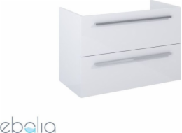 Alkotest A857972806 / ROCA / KWADRO / KOUPELNA 80 CM SE 2 ZÁSUVKAMI, K DOPLNĚNÍ SKŘÍŇKŮ A DOLŮ, BÍLÝ LESK / NÁHRADNÍ 166716 /