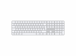Apple Magic Keyboard (2024) w Touch ID and Numeric Keypad - Czech - White Keys