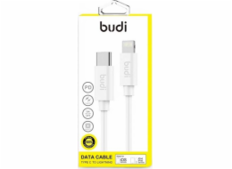 Budi USB-C – Lightning kabel 1 m bílý (BD195)