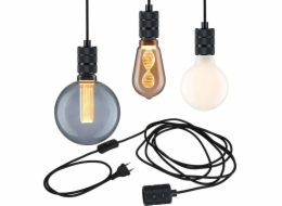Závěsná lampa Paulmann Neordic Tilla závěsná lampa s vypínačem max. 20W E27 grafitově černá 230V