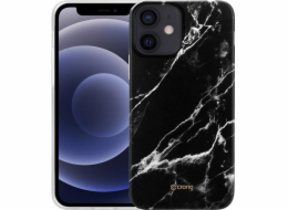 Mramorové pouzdro Crong Crong Mini pouzdro iPhone 12 (černé)