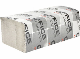 Kancelářské potřeby RUČNÍKY ZZ KANCELÁŘSKÉ VÝROBKY 1W RECYKLOVANÝ PAPÍR ŠEDÝ (20 X 200)