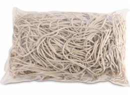 Kancelářské výrobky Kancelářské výrobky Gumičky, Průměr 130 mm, 1,5X3 mm, 60% Guma, 1000G, Omotávka, Bílá