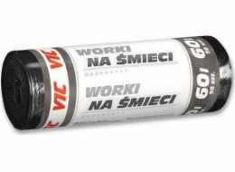 Sponky VIC Pytle na odpad černé 60L 50 ks