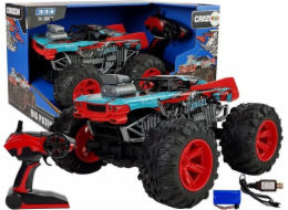 Lean Sport dálkově ovládané terénní auto 1:14 2,4G RC červená velká kola