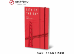 Stiffflex Zápisník STIFFLEX, 13x21cm, 192 stran, San Francisco