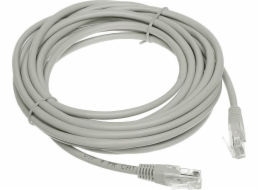 PATCHCORD RJ45/5,0-ŠEDÝ 5m