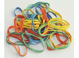 Q-Connect Q-CONNECT KŘÍŽENÉ STUŽKY, 0,1KG, PRŮMĚR 50MM, MIX BAREV KF14678