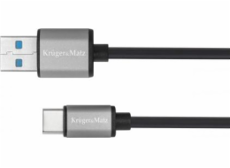 Kabel KRUGER & MATZ KM1244 USB/USB-C 1m Black