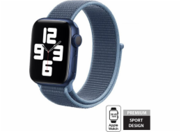 Sportovní řemínek Crong Crong Nylon pro Apple Watch 38/40 mm (Ocean Blue)