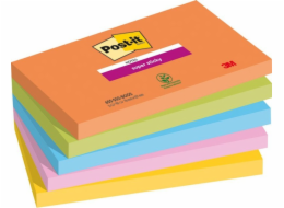 Post-It 3M Post-it® Super Sticky Notes, BOOST, 76x127mm, 5x90 karet.