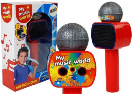 Dětský mikrofon LEANToys Wireless Karaoke Bluetooth Speaker Red