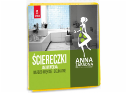 Anna Zaradna Utěrky podobné bavlně ANNA ZARADNA, 5 ks, mix