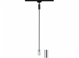 Paulmann URail 2Easy Basic závěsné svítidlo Overhang max. 20W E27 Matt Black/Chrome 230V Metal/Plast