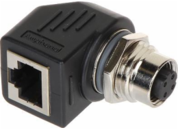 ÚHLOVÝ PŘECHOD M12D-G/RJ45-G
