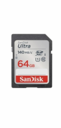 SanDisk SDXC karta Ultra 64GB (140MB/s)