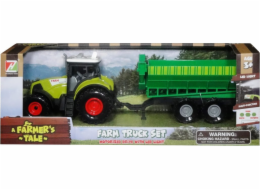 Švédský traktor s přívěsem