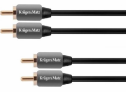 Kabel KRUGER & MATZ 2xCINCH konektor/2xCINCH konektor 1,8m KM0305