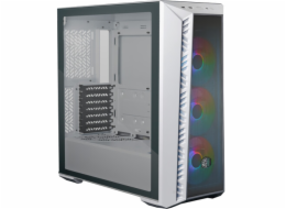 Cooler Master case MasterBox 520 Mesh White, ATX, bez zdroje, průhledná bočnice, bílá