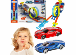 Mega Creative CAR TRACK B/O AKC MET 61X38X9 MC WB 12