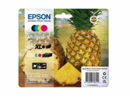 Epson 604/604XL Multipack - 4-balení - kapacita XL (černá) + Standardní - černá, azurová, purpurová, žlutá - originální - blistr s RF / akustickým alarmem - inkoustová cartridge - pro Expression Home 