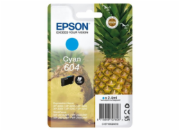 Epson 604 - 2.4 ml - azurová - originální - blistr s RF / akustickým alarmem - inkoustová cartridge - pro Expression Home XP-2200, 2205, 3200, 3205, 4200, 4205; WorkForce WF-2910, 2930, 2935, 2950