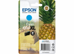 Epson 604XL - 4 ml - azurová - originální - blistr s RF / akustickým alarmem - inkoustová cartridge - pro Expression Home XP-2200, 2205, 3200, 3205, 4200, 4205; WorkForce WF-2910, 2930, 2935, 2950