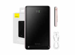 Baseus Magnetic Bracket Powerbank s bezdrátovým nabíjecím magsafe 1000mah 20W Overseas Edition Pink (PPCX000204) + USB typu C Bases Xiaobai Series 60W 0,5 m