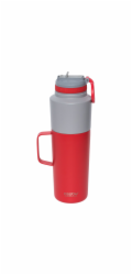 Asobu Twin Pack Bottle with Mug red, 0.9 L + 0.6 L