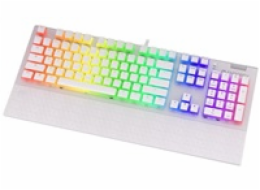 Endorfy herní klávesnice Omnis OWH Pudd.Kailh BL RGB / USB / blue switch / drátová /mechanická/US layout/bílá RGB